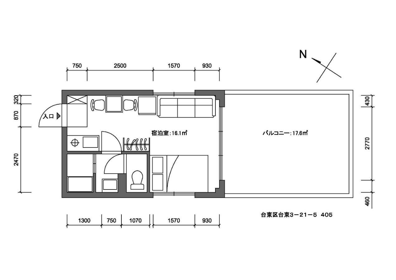 Apartamento Venti御徒町405 Tokio